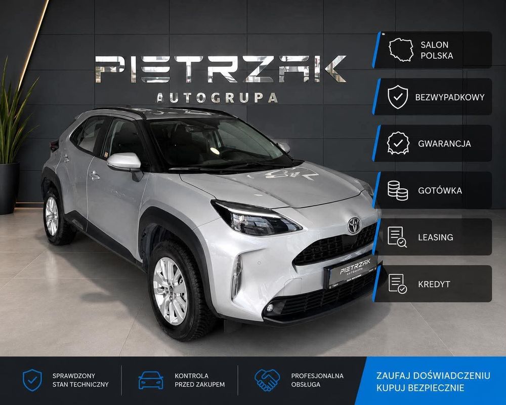 Toyota Yaris HYBRID Comfort Salon Polska BEZWYPADKOWY FV23% Gotówka Leasing