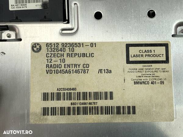 Radio CD BMW X1 E84 2.0d, S-Drive 177cp , Manual - 3