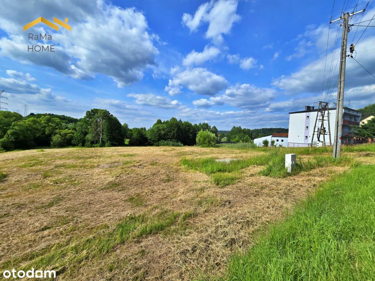 Działka usługowa 7000m2 , wjazd z drogi powiatowej-1