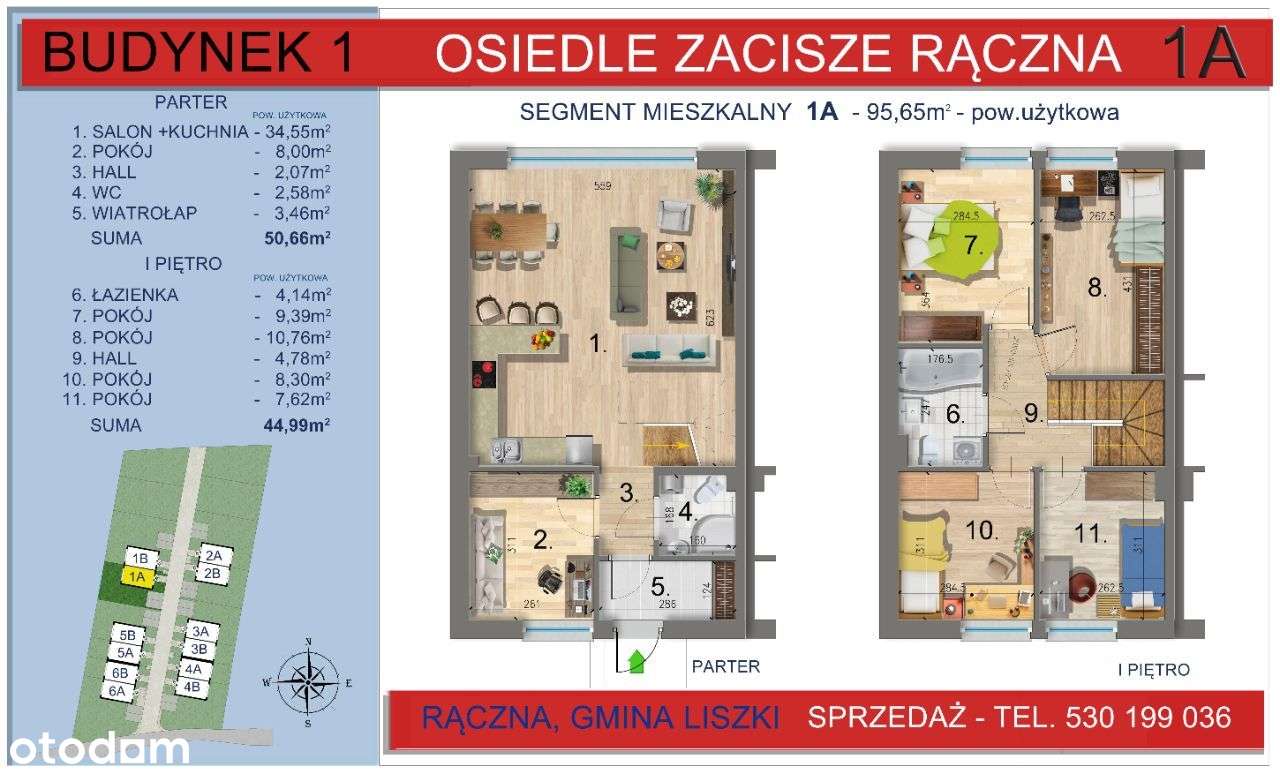 Gotowy dom w cenie mieszkania,6 pokoi,ogród 237m2, 6 pokoi,Rączna - Pełny obrazek: 3/14