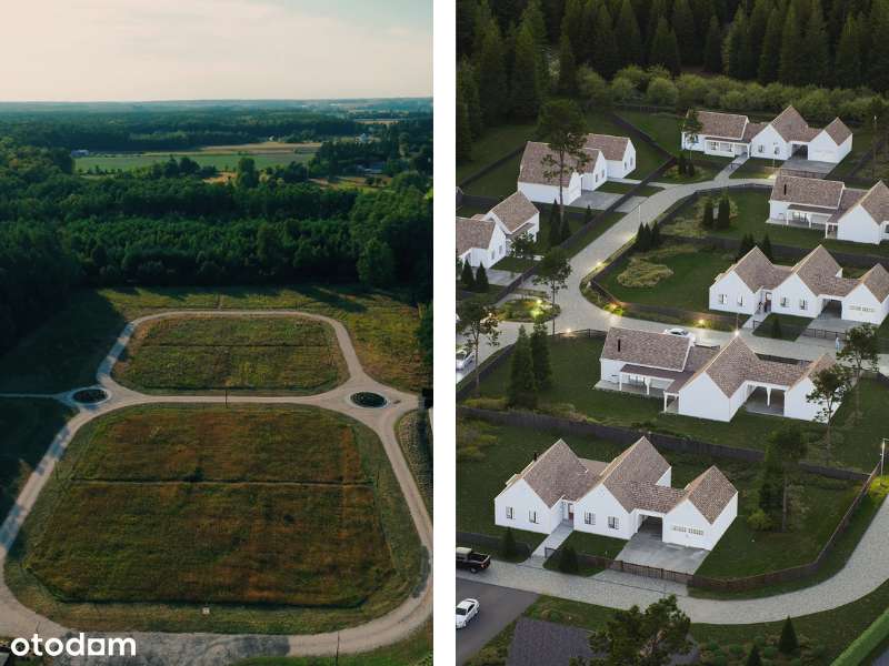 Działka pod Warszawą z PnB, uzbrojona, w otulinie lasu, obok Serocka-4