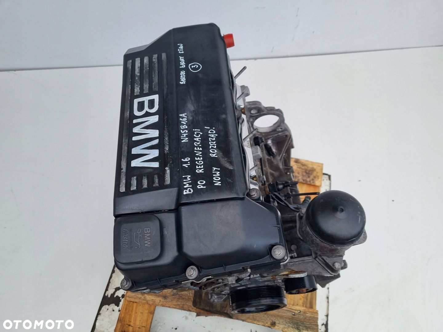 SILNIK BMW E90 E91 E92 1.6 po regeneracji N45B16A - 4