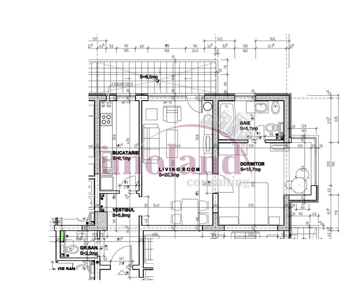 Vanzare apartament 2 camere 2 bai, 66.5 mp etaj 6/7 - Băneasa, ZOO-14