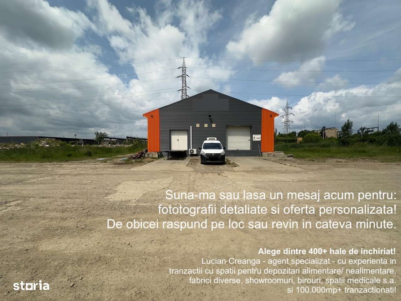 Hala, rampa, platforma, de la 117mp la 234mp, zona Piatra Chis - Imagine principală: 1/10