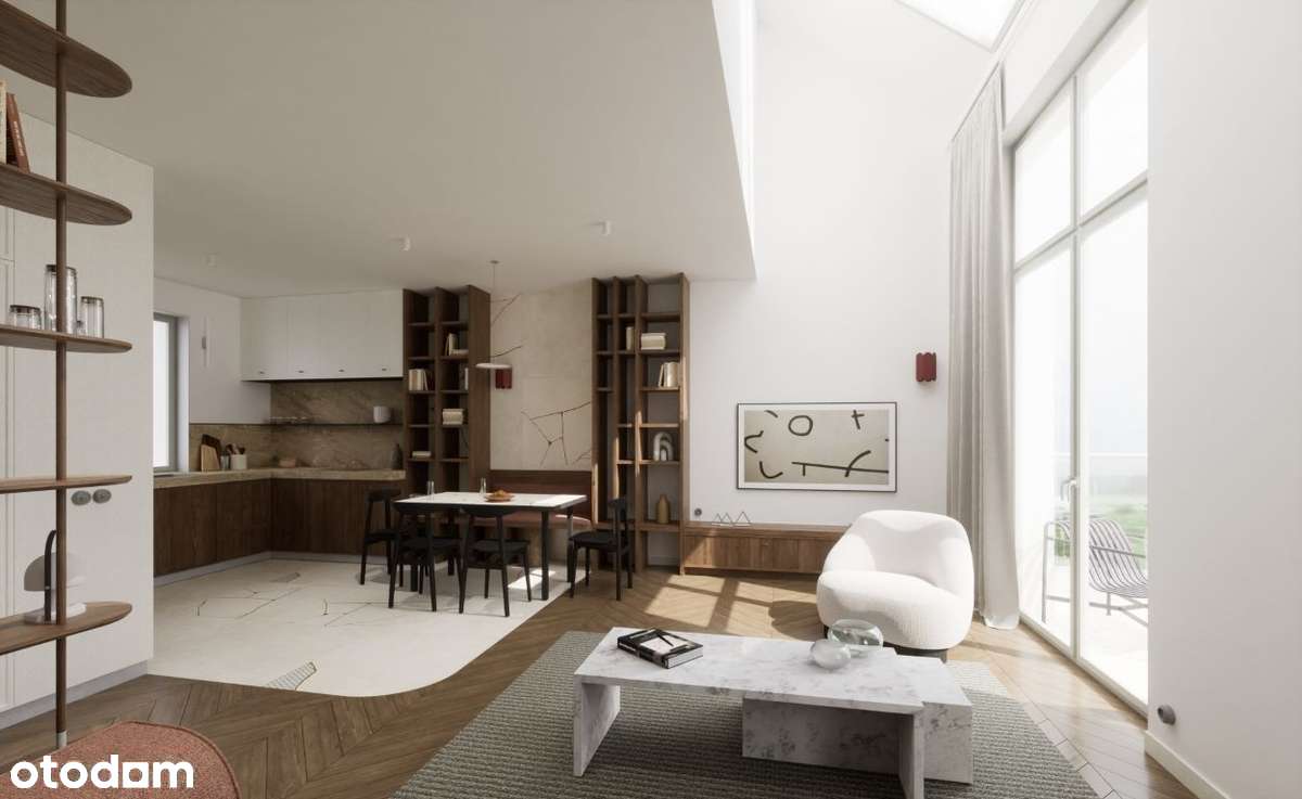 4 pokoje | piętro + antresola | 124,49 m² | gotowe