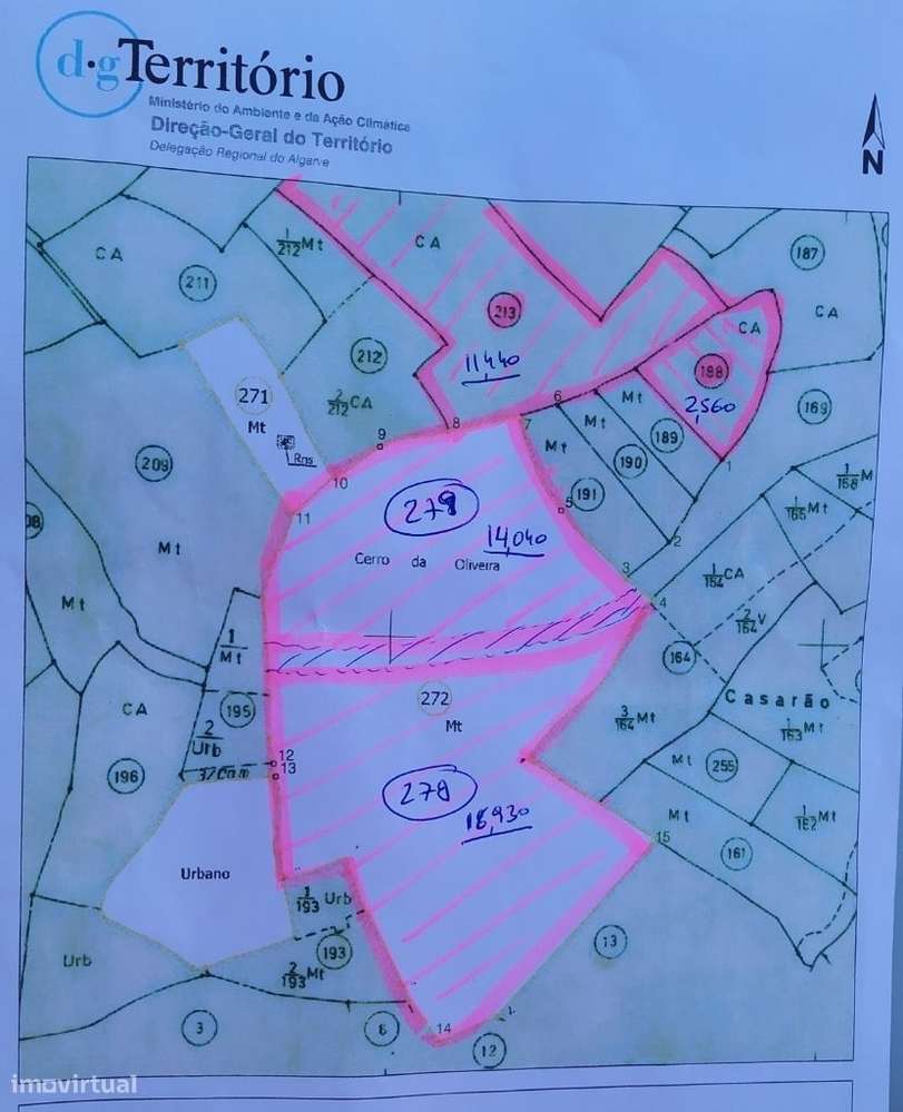 Terrenos rústicos C/ vista mar Estoi - Grande imagem: 3/4