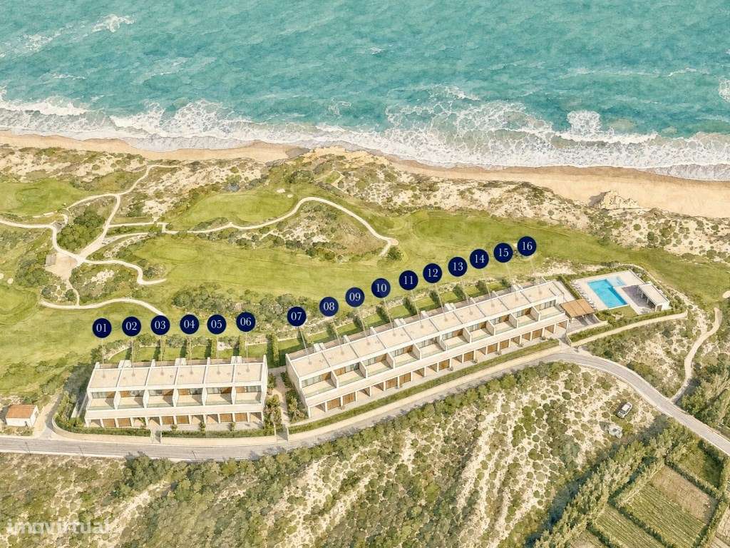 Moradia T3 de Luxo vista mar na Praia D'el Rey em Óbidos-20
