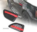 GRELHAS LATERAIS PARA RANGE ROVER SPORT 06-09 BLACK RED EDITION - 1