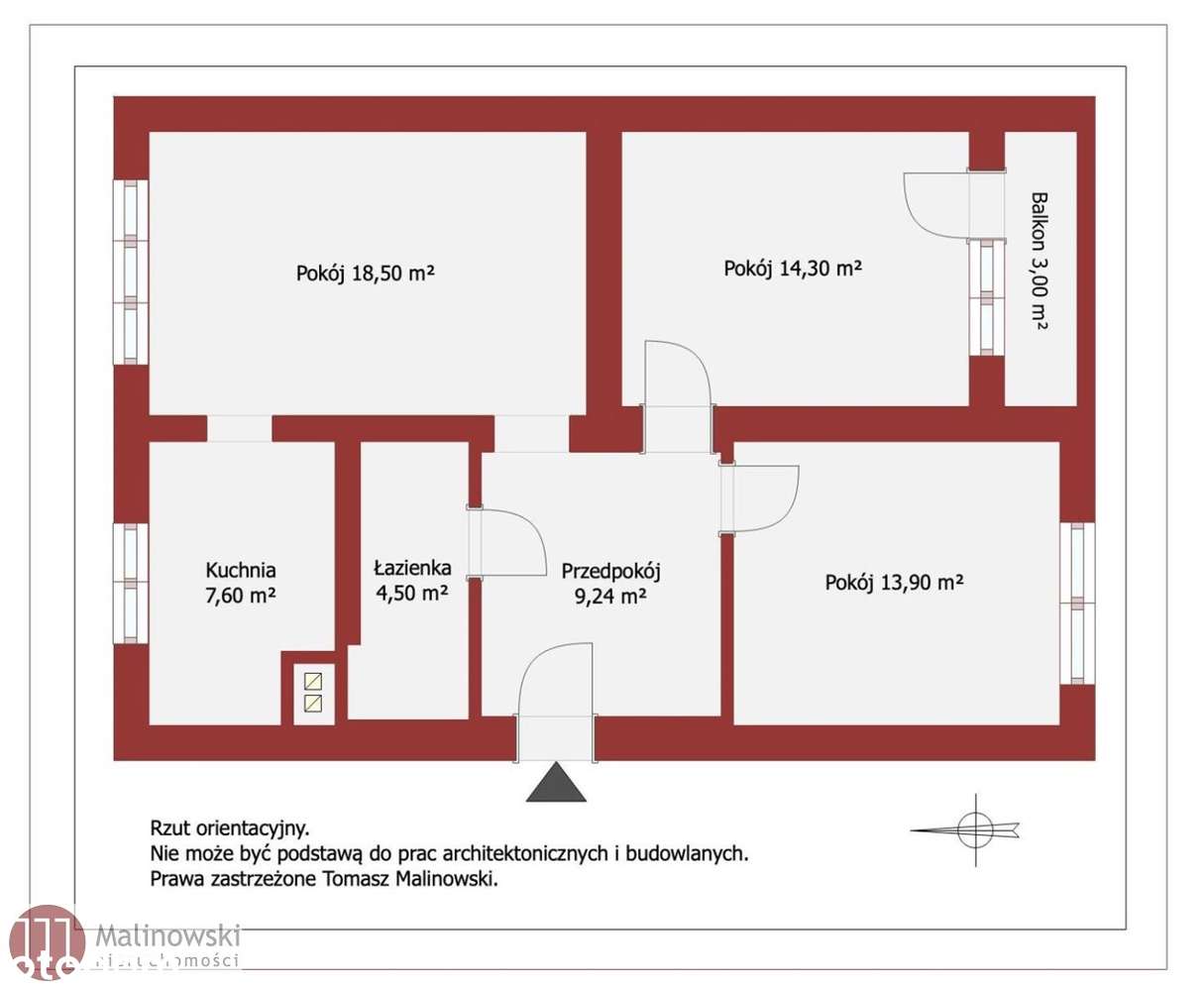 Trzy pokoje z balkonem na parterze, Tychy Edukacj-19