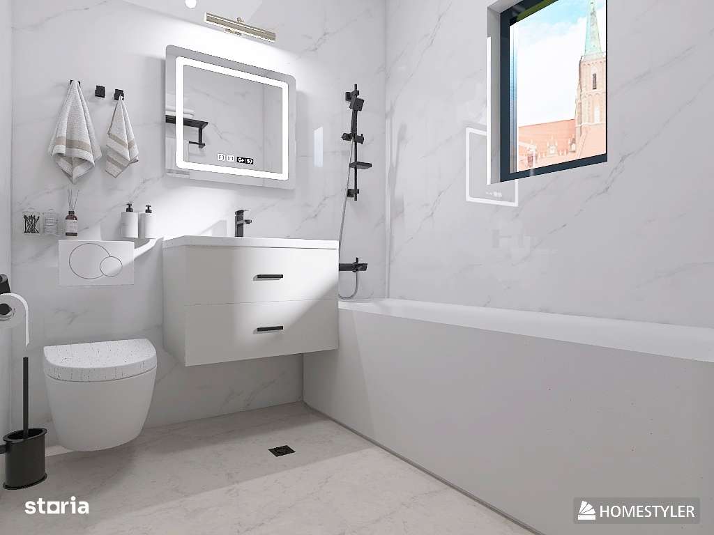 Apartament 2 camere | 56 mp | balcon | Zona Carrefour Ipotesti-7