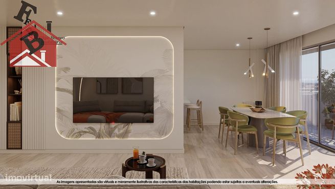 T2 mais 1 NOVO AMPLA VISTA MAR 150M2 SANTA MARINHA GAIA 349.000€-11