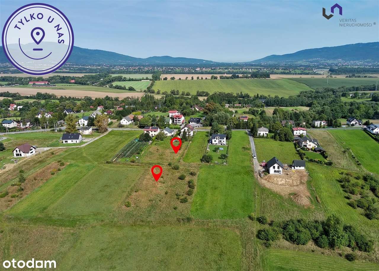 Widokowa Działka Budowlana - Lipowa Pow.żywiecki - Pełny obrazek: 4/7