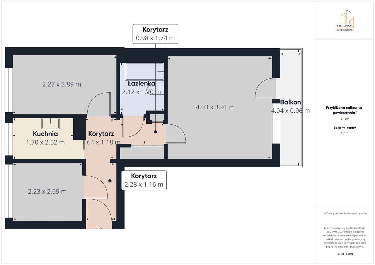 Balkon / Kasprzaka/ 3 pokoje /-16