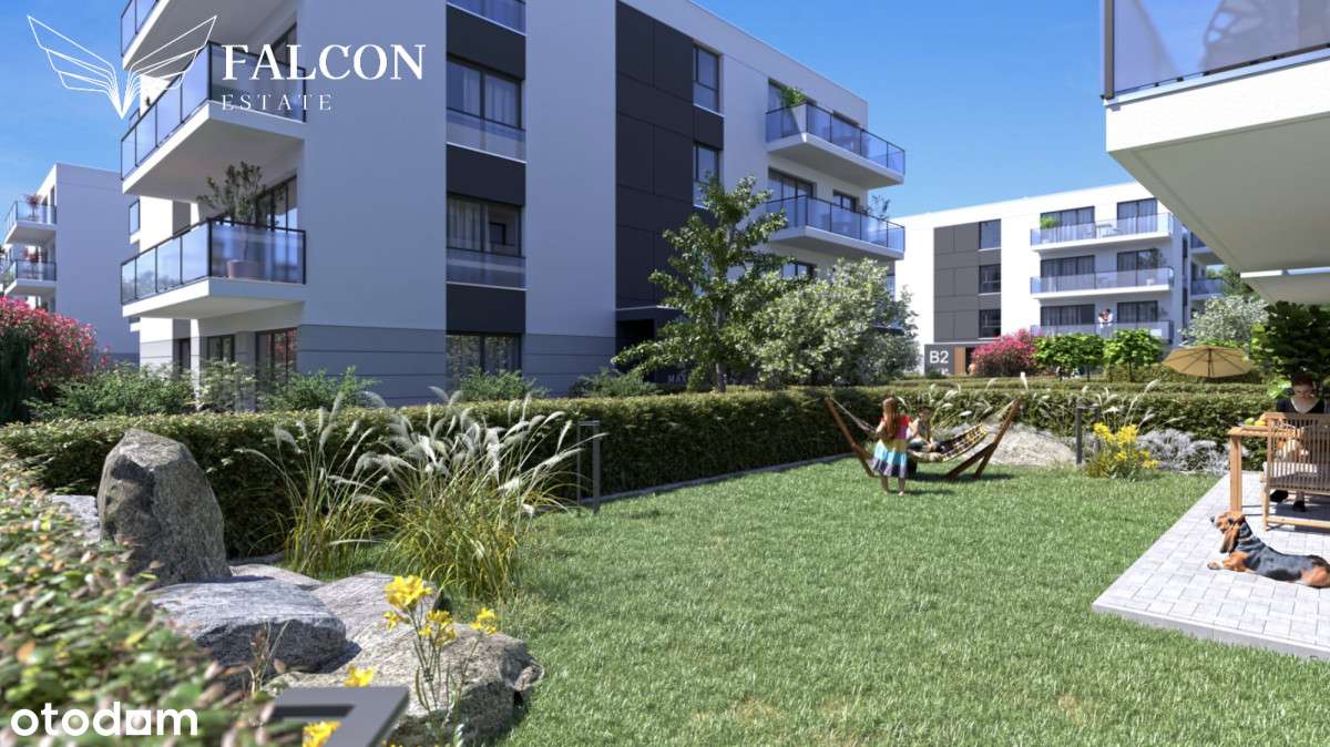 3 pokoje z tarasem, niska zabudowa w Poznaniu-4