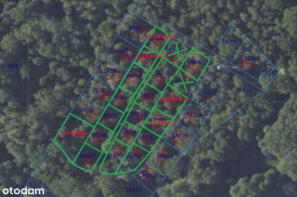 Działki turystyczno rekreacyjne w lesie-8