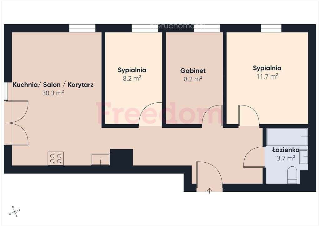 Mieszkanie z tarasem i ogrodem + miejsce postojowe - Pełny obrazek: 4/10