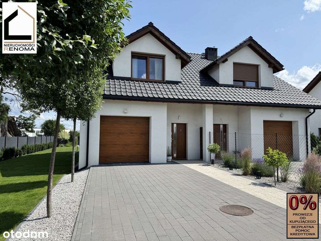 Nowoczesny bliźniak z garażem i pięknym ogrodem!-2