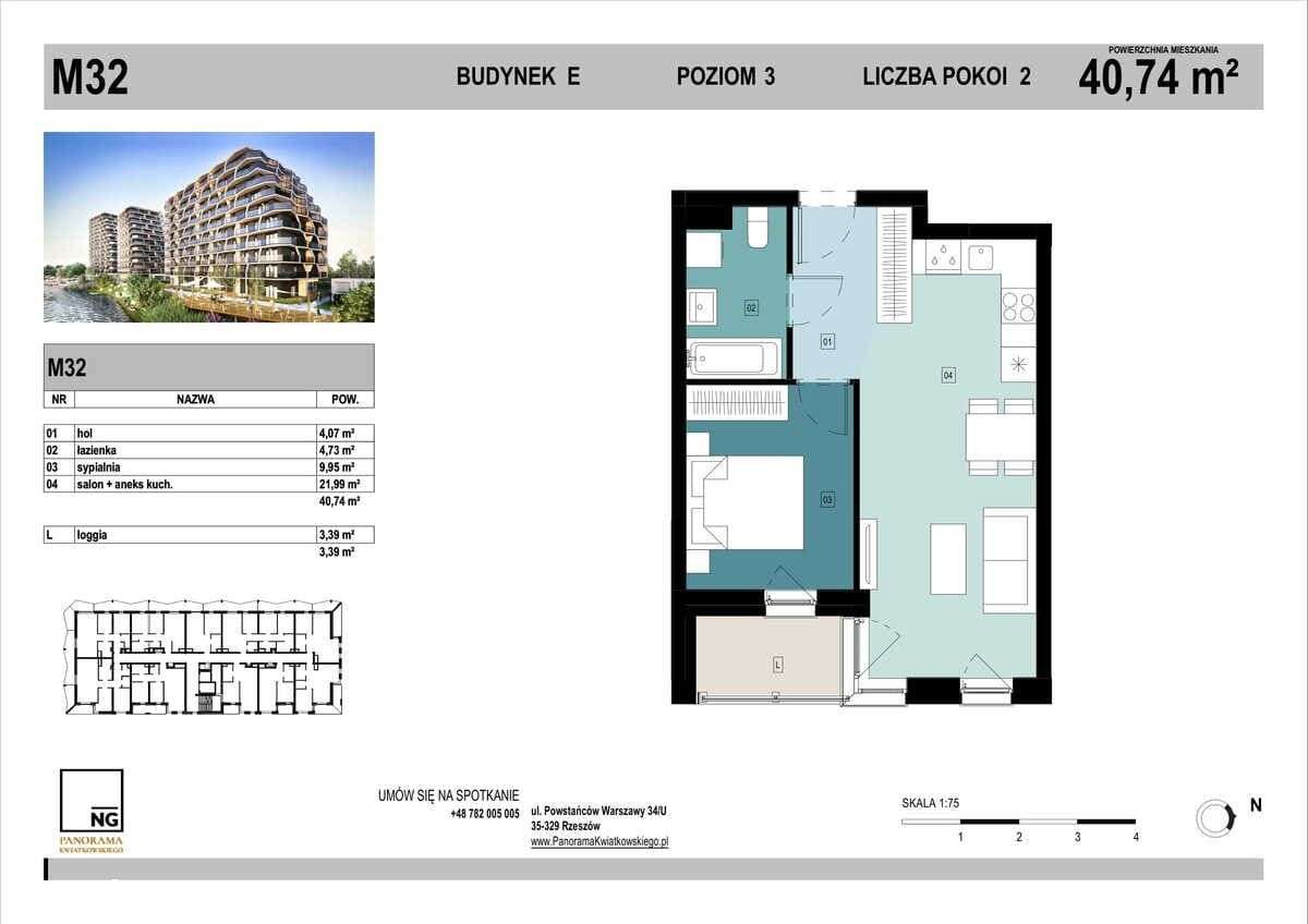 3 pokoje| Panorama Kwiatkowskiego | NG Development - Pełny obrazek: 2/7