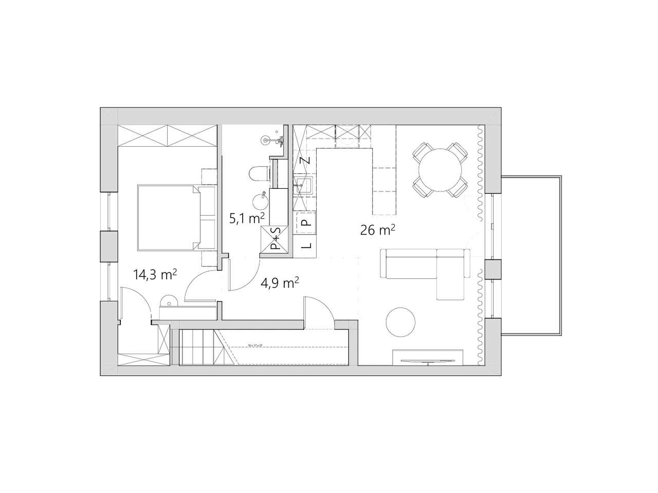 3 pokoje + ogródek | Puszcza 600m | Kraków 30 min | Bez prowizji-17