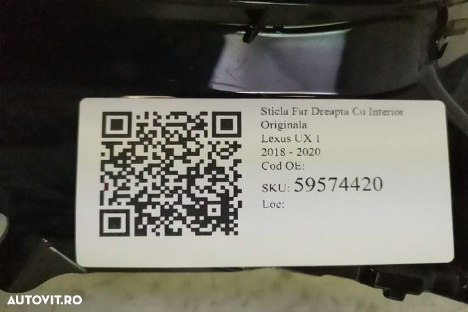 Sticla Far Dreapta Cu Interior Originala Lexus UX 1 2018 2019 2020 - 7