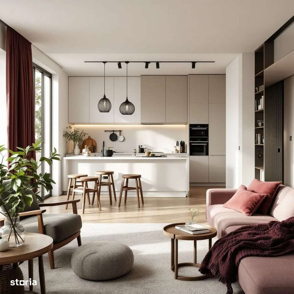 Apartament modern cu 2 dormitoare, zona ideala in Popesti-Leordeni - Imagine principală: 2/24