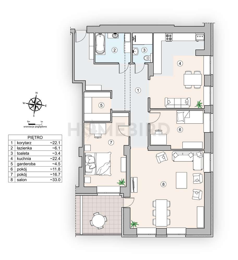 Funkcjonalny lokal usługowy z komfortowym mieszkaniem-1