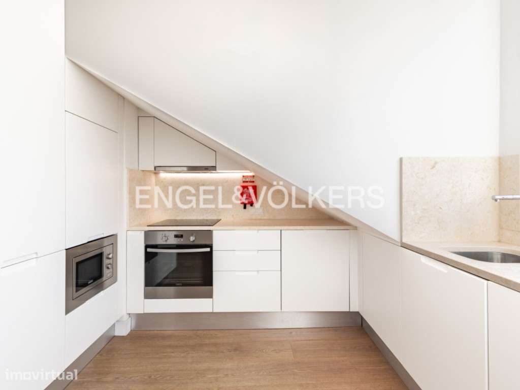 Amplo T2 com vista sobre o rio em Santos Design District-6