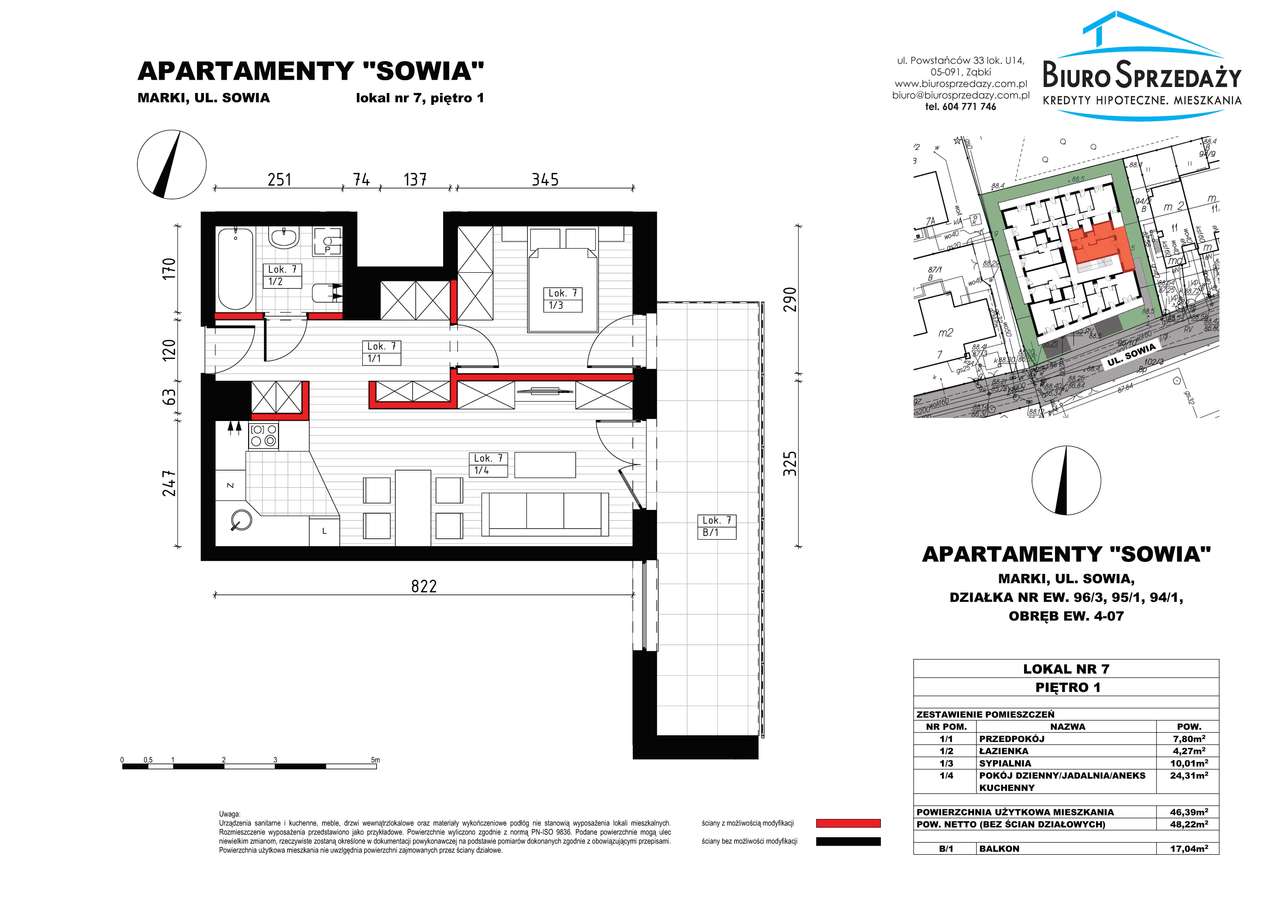2 POKOJE W APARTAMENTOWCU Z DUŻYM BALKONEM I GARAŻEM - Pełny obrazek: 3/9