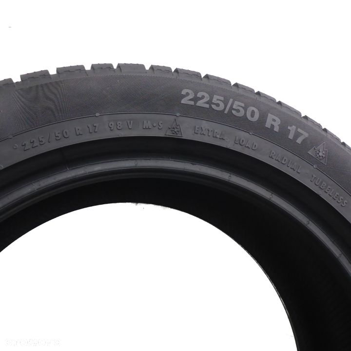 2 x CONTINENTAL 225/50 R17 98V ContiWinterCOntact TS 830 P Zima 7mm - 6