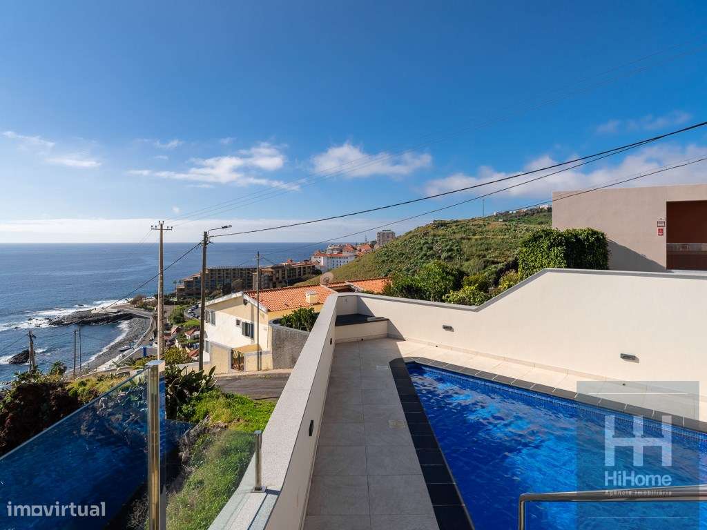 Moradia T3 térrea com piscina e vista mar - Praia dos Reis Magos-5