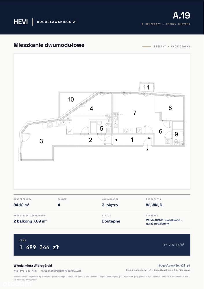 Bogusławskiego 21 - A.19
