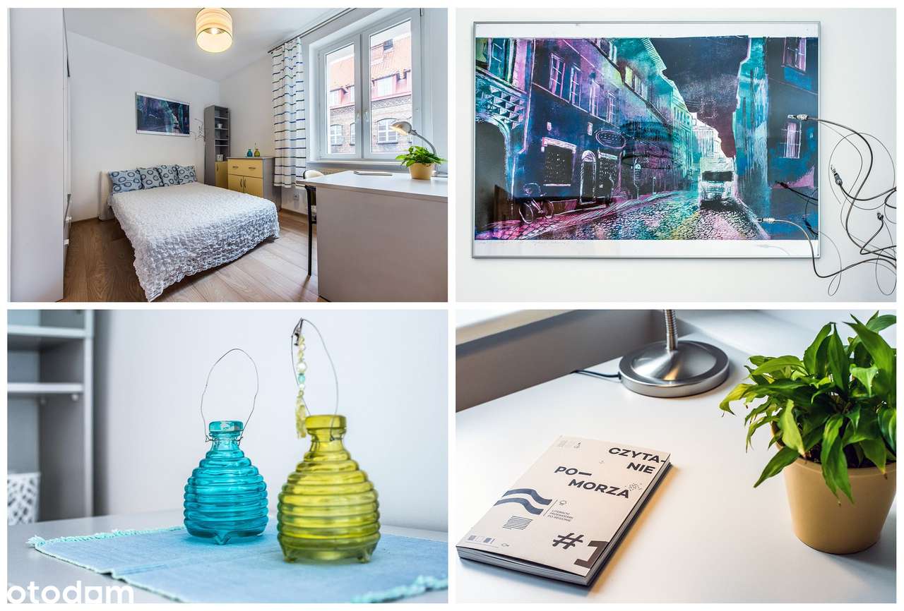 OKAZJA 0% Widok na rzekę Motławę! Kamienica 4 pok + Balkon, SKM 7 min-8