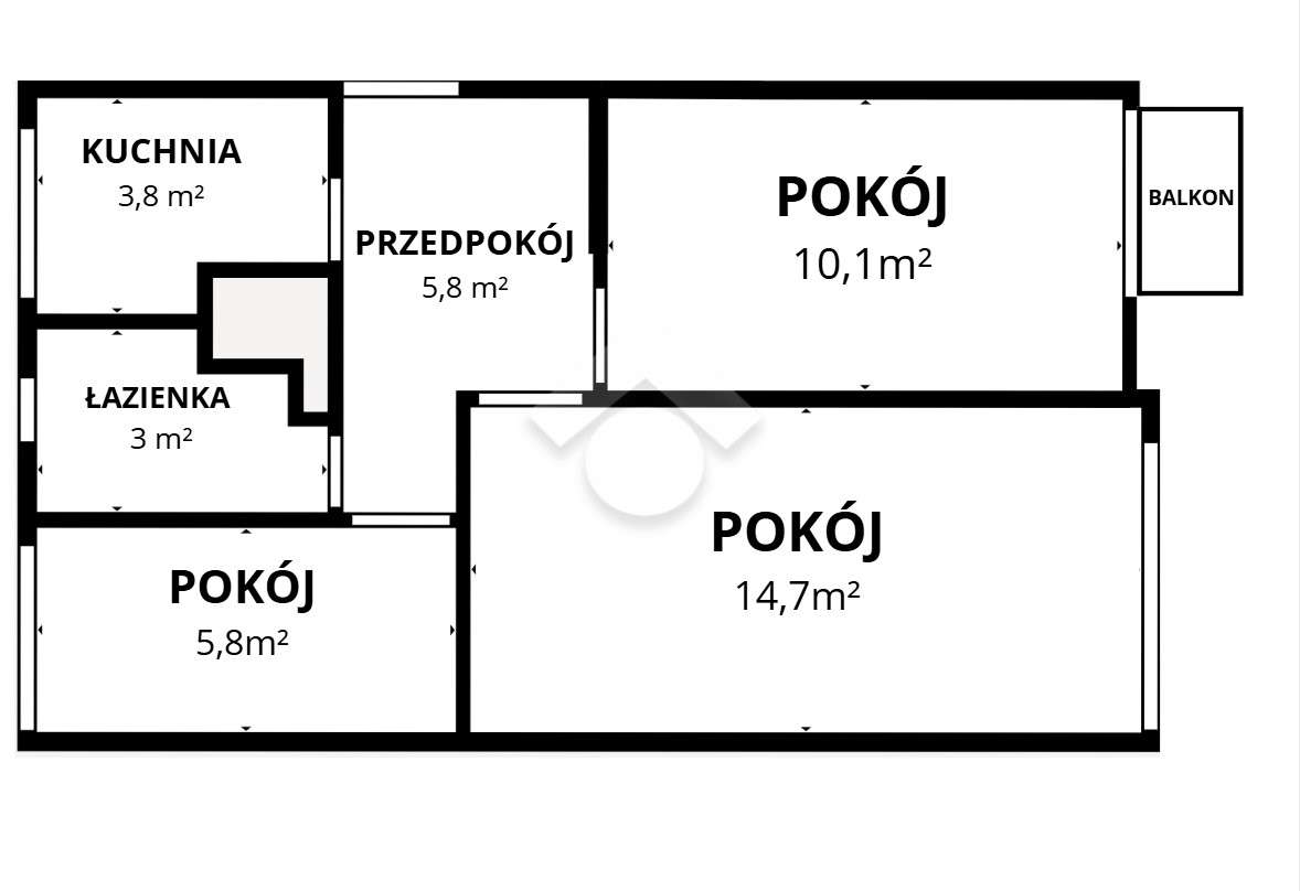 3 niezależne pokoje | Nowa kuchnia | Do wprowadzenia się-15