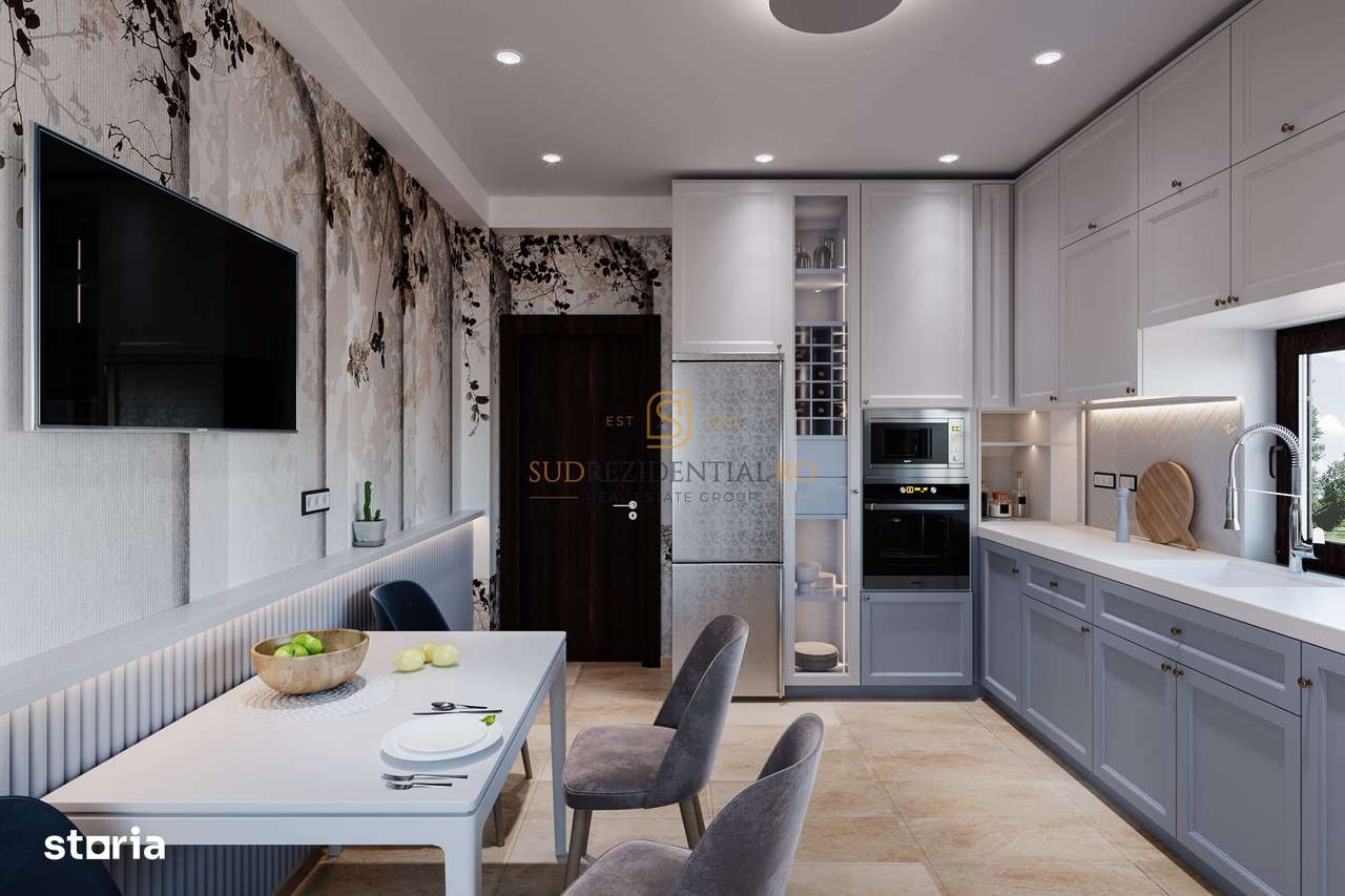 Apartament cu terasa 80mp, 4 camere, ansamblu rezidential -Metalurgiei - Imagine principală: 3/20