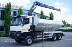 Renault K460 6x6 / Euro 6 / two side tipper / crane Hiab X-Hiduo 188 5.5t with a remote control - 2
