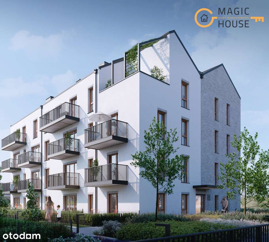 Mieszkanie z dużym ogrodem