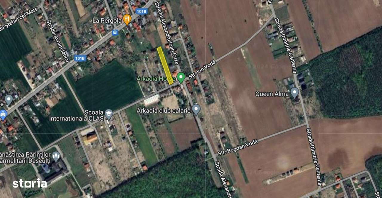 Teren intravilan Snagov pozitionat vizavi de centrul hipic Arcadia! - Imagine principală: 3/10