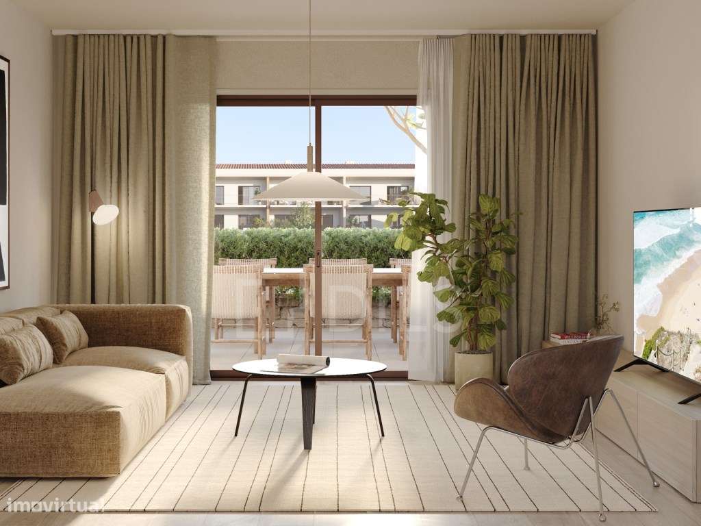 Apartamento T1 com varanda em novo empreendimento em Tavira - Grande imagem: 2/36