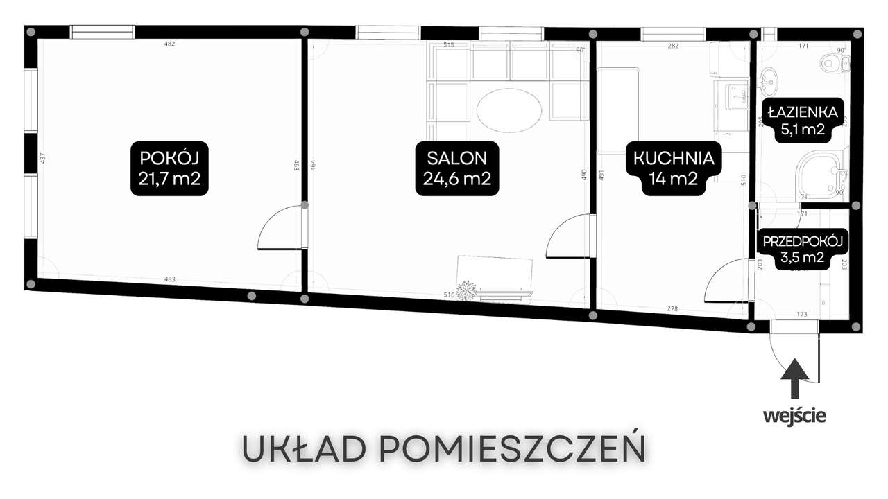 Przestronne mieszkanie w Leśnej – idealne dla osoby starszej lub pary-13