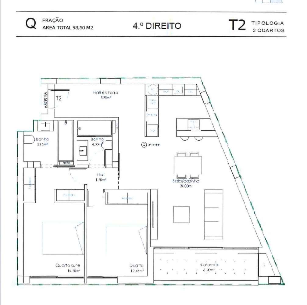 Apartamento T2 - condomínio Avenida Premium AR/04846AF - Grande imagem: 5/22