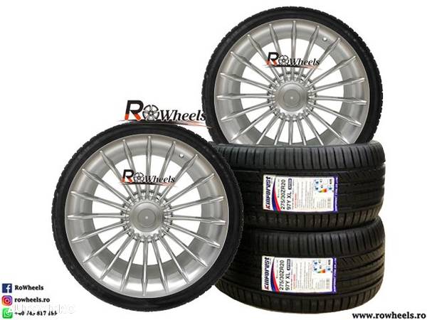 Jante BMW Alpina R20 Silver Anvelope Vara F10 F11 F01 F12 F13 F02 GT - 1