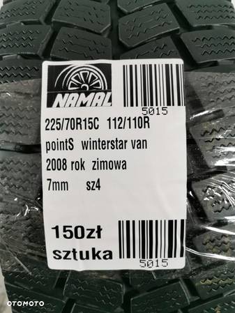1x pointS winterstar van 225/70r15c opona zimowa 7mm 5015 - 9