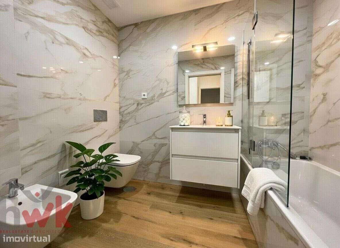 T2 Novo (2025) com 2 Suítes, Terraço e Garagem Box-7