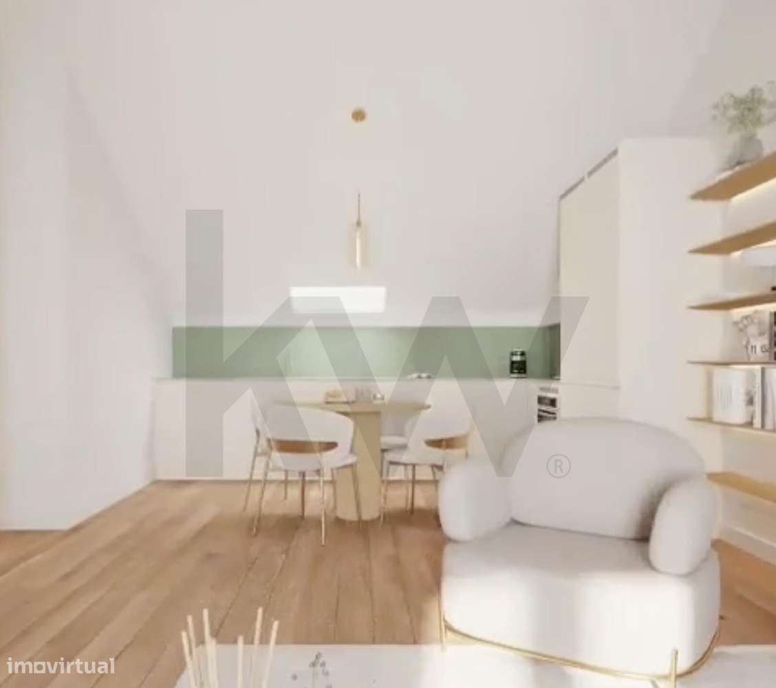 T1 Luminoso no Último Andar, junto à Graça - Grande imagem: 3/21