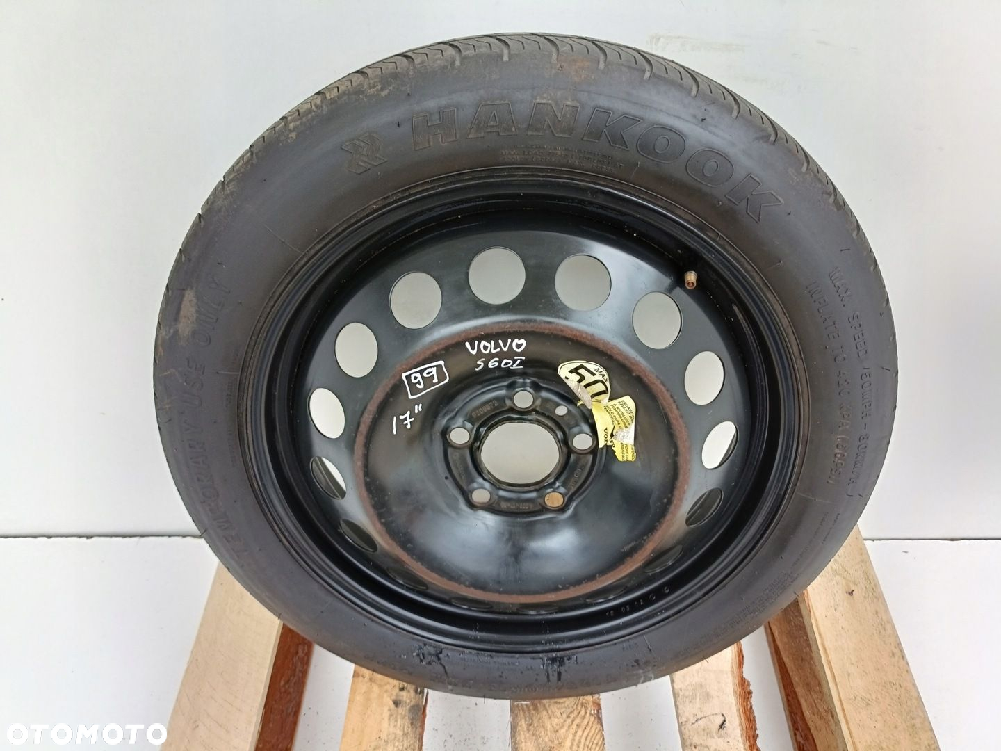 Volvo S80 I V70 II S60 I KOŁO DOJAZDOWE dojazdówka 125/80 R17 9209872 - 2