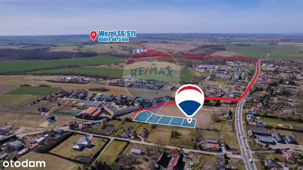 Działka budowlana w Mścicach blisko Mielna!!!-7