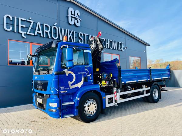 MAN MAN TGM TGL TGS 18.250 // E6 // wywrotka 3-S + HDS HMF 12,6m // budowlanka // energetyka //żuraw dzwig kran crane // Świeżo sprowadzony - 3