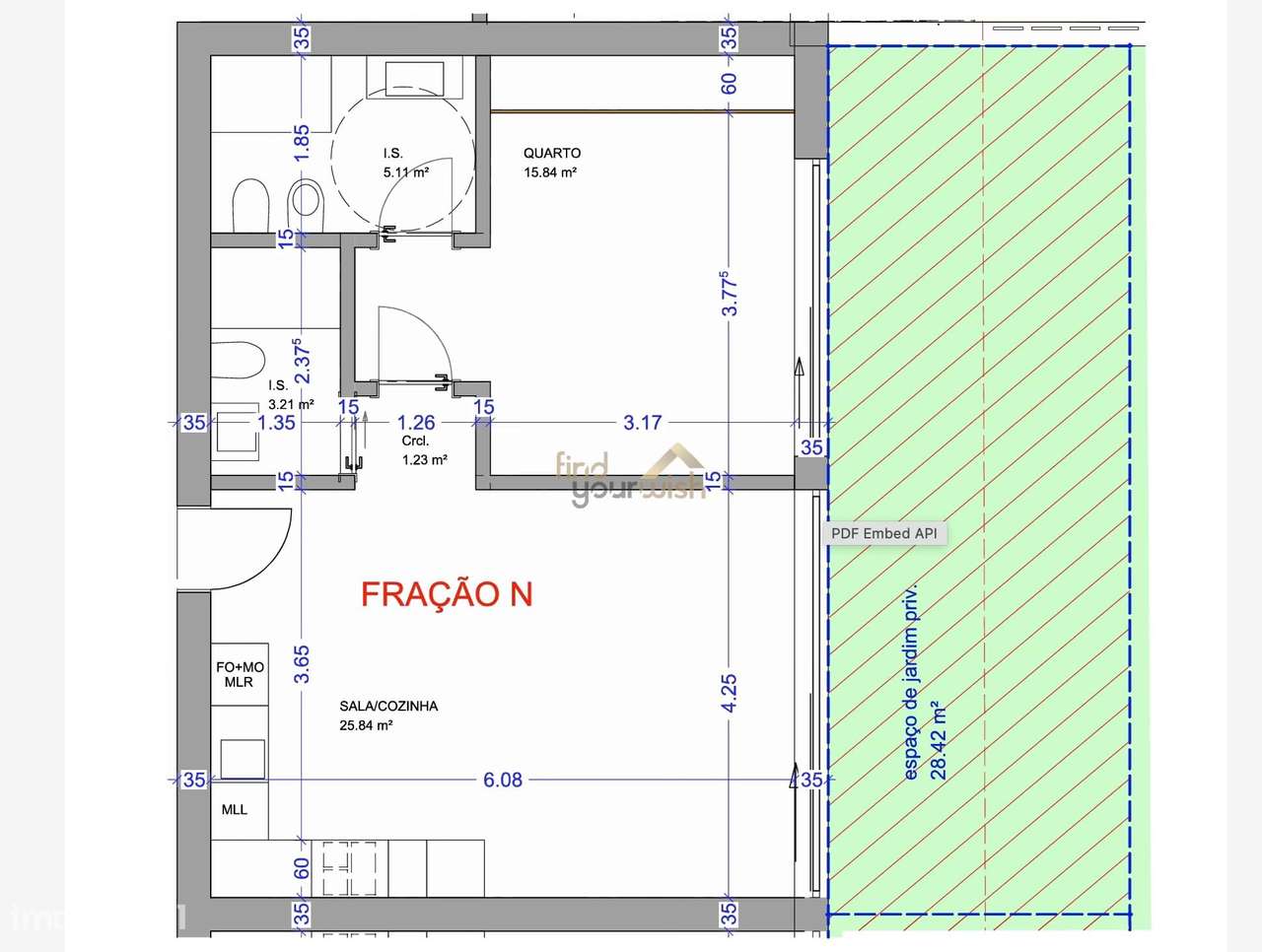 Apartamento T1 de junta da Marina de Vilamoura-6