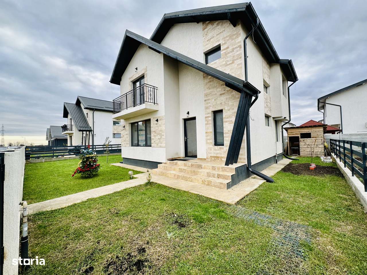 Casă modernă cu etaj de vânzare în Comuna Berceni – 4 camere, 400 mp - Imagine principală: 4/14