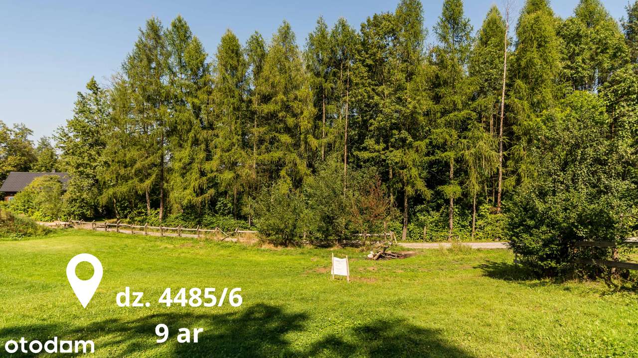 Uzbrojone 2 działki budowlane przy lesie| 9.27a i 11.5 ar | cent.9 min-8